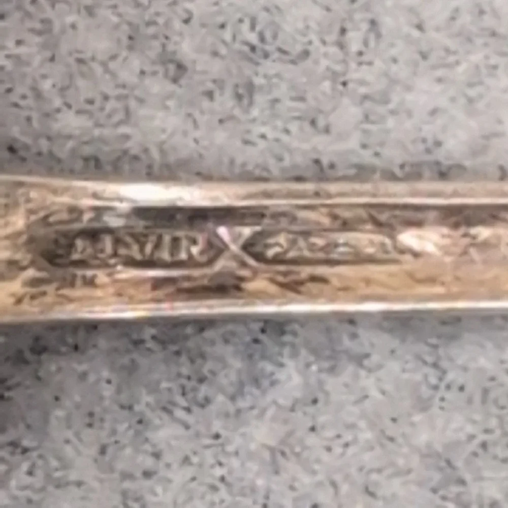 Alvin Patent Spoons Set of‎ 6 Antique Serving Tableware